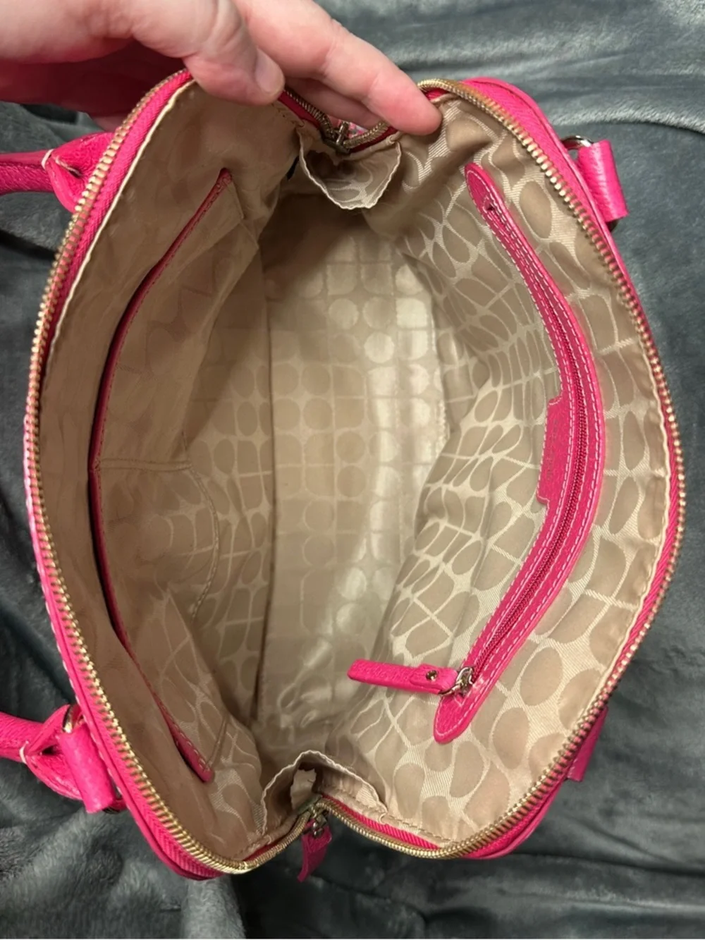 kate spade Hot Pink Leather Shoulder Bag